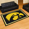 University of Iowa 5ft. x 8 ft. Plush Area Rug