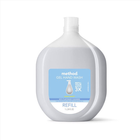 Method Sweet Water Scent Antibacterial Gel Hand Wash 34 oz (Pack of 4)