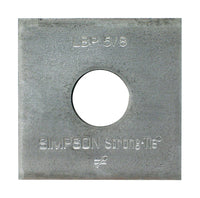 Simpson Strong-Tie 2 in. H X 0.1 in. W X 2 in. L Galvanized Steel Bearing Plate