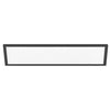 Feit 0.9 in. H X 12.1 in. W X 47.3 in. L Matte Black White LED Flat Panel Light Fixture