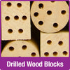 Nature's Way Better Gardens 9 in. H X 3.5 in. W X 5 in. L Wood Insect House