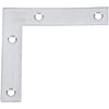 National Hardware 4 in. H X 0.75 in. W Stainless Steel Flat Corner Brace