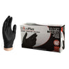 Gloveworks Nitrile Disposable Gloves Small Black Powder Free 100 pk