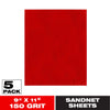 Diablo SandNet 11 in. L X 9 in. W 150 Grit Ceramic Sanding Sheet 5 pk