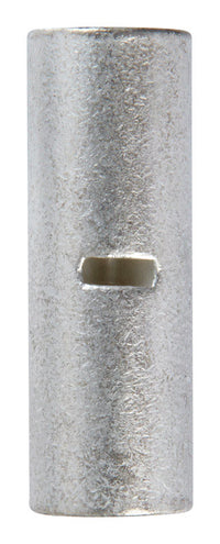 Jandorf 6 Ga. Uninsulated Wire Terminal Butt Splice Silver 2 pk