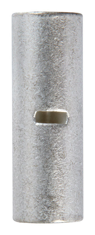 Jandorf 6 Ga. Uninsulated Wire Terminal Butt Splice Silver 2 pk