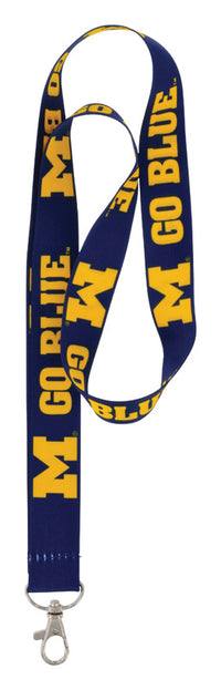 Hillman University of Michigan Polyester Assorted Decorative Key Chain Lanyard (Pack of 6).