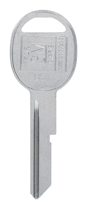 Hillman Automotive Key Blank Single  For GM (Pack of 10).