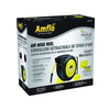Amflo Ultra Air 50 ft. L X 3/8 in. D Hybrid Polymer Air Hose Reel 300 psi Black