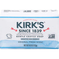 Kirks Coco Castile Bar Soap, 4 oz.