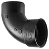 Charlotte Pipe 3 in. Hub X 3 in. D Spigot ABS 90 Degree Elbow