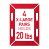 3M Command White Picture Hanging Strips 20 lb 4 pair