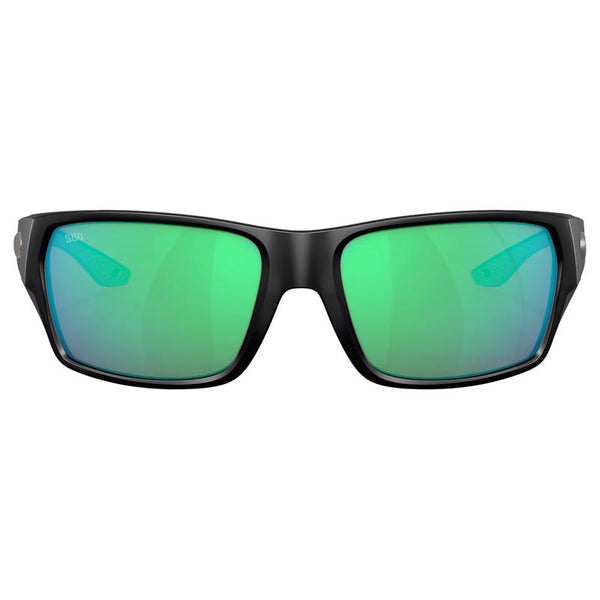 Gafas de sol polarizadas Costa Tailfin con marco negro y lentes verdes