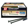 PrimeGuard Plus No. 10 x 3-1/2 in. L Star Bugle Head Deck Screws (Pack of 12)