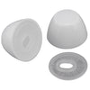 Plumb Pak Toilet Bolt Caps White Plastic For Universal