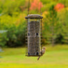 Perky-Pet Squirrel Stumper Wild Bird 3 lb Metal/Plastic Twist-Lock Lid Bird Feeder 8 ports (Pack of 2)