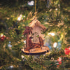 Holy Land Olive Wood Natural 3D Nativity Ornaments 3 in. (Pack of 20)