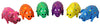 Multipet Assorted Goblet Pig Latex Dog Toy Mini  6