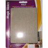 Magic Sliders Felt Self Adhesive Protective Pads Tan Rectangle 6 in. W X 4-1/2 in. L (Pack of 6)