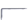 Hampton 6.8 in. H X 3 in. W X 3/16 in. D Black Steel Inside/Outside Corner Brace