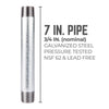 STZ Industries 3/4 in. MIP each X 3/4 in. D MIP Galvanized Steel 7 in. L Nipple - Open Box