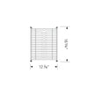 Stainless Steel Floating Dish Rack (Diamond 1.75 & Super Single)
