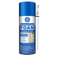 GE White Foam Window and Door Insulating Sealant 12 oz (Pack of 12)