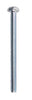 Hillman No. 1/4-20 X 3 in. L Combination Round Head Zinc-Plated Steel Machine Screws 100 pk