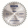Irwin 7-1/4 in. D X 5/8 in. Classic Carbide Circular Saw Blade 40 teeth 1 pk