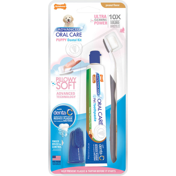 Kit dental para cachorros Advanced Oral Care con cerdas suaves
