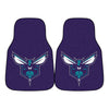 NBA - Charlotte Hornets Carpet Car Mat Set - 2 Pieces