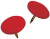 Hillman Red Push Pins 40 pk (Pack of 6)