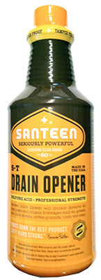 Santeen Industrial Strength S-T Liquid Drain Opener 1 qt. (Pack of 6)