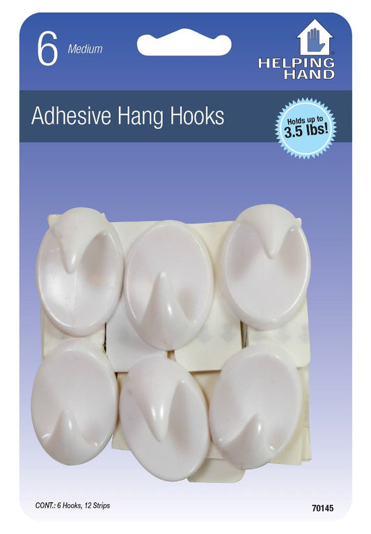Helping Hand 70145 Medium Hanging Hooks (Pack of 3)