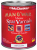 McCloskey Man O' War Gloss Clear Marine Spar Varnish 1 qt. (Pack of 4)