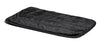 Pet Mat, Black Synthetic Fur, 36-In.