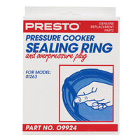 Presto Pressure Cooker Sealing Ring 6 and 8 qt. with Overpressure Plug