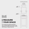 Zenna Home 26.13 in. H X 16.13 in. W X 4-1/2 in. D Rectangle Medicine Cabinet