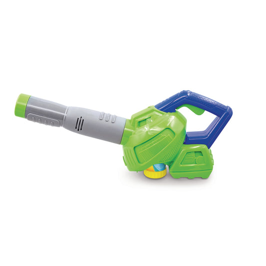 Maxx Bubbles Green/Blue/Gray Plastic 3+ Age Toy Bubble Leaf Blower Battery Operated