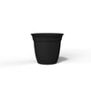 HC Companies Eclipse 5.25 in. H X 6 in. D Plastic Classic Planter Black