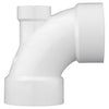 Charlotte Pipe Schedule 40 3 in. Hub X 3 in. D Hub PVC Elbow 1 pk