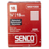 Senco 3/4 in. L X 16 Ga. Straight Strip Galvanized Finish Nails 20 deg 2000 pk