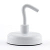 Magnet Source 1.4 in. L X 1.25 in. W White Magnetic Hooks 14 lb. pull 2 pk - Open Box