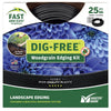 Master Mark 25 ft. L X 1.5 in. H Plastic Black Coiled Edging