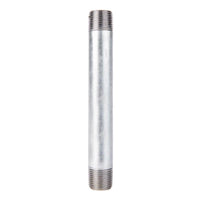 STZ Industries 1/2 in. MIP each X 1/2 in. D MIP Galvanized Steel 6 in. L Nipple