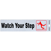 Hillman English Silver Safety Sign 2 in. H X 8 in. W (Pack of 6)