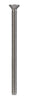 Hillman No. 10-24 X 3 in. L Phillips Flat Head Stainless Steel Machine Screws 50 pk