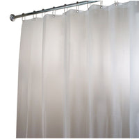 InterDesign 96 in. H x 72 in. W Frost Eva Shower Curtain Liner Vinyl (Pack of 4)