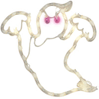 IG Design 15.50 in. Prelit Ghost Silhouette Window Decor