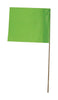 C.H. Hanson CH Hanson 15 in. Fluorescent Lime Marking Flags Polyvinyl 10 pk